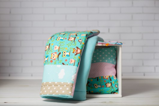 Lekki kocyk i podusia Bawełna Polarek GRATIS LalaShop