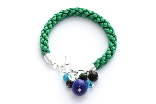 zielony: lapis lazuli, onyks, chryzokola, marmur DOTS handmade