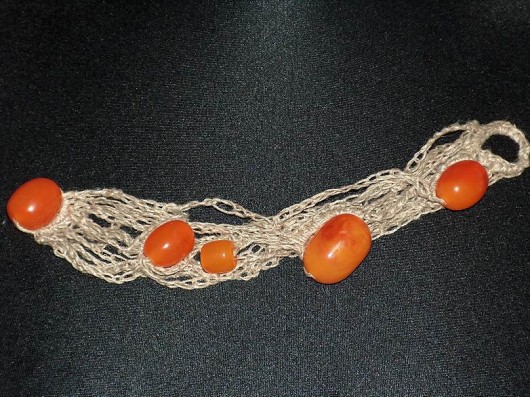 bransoletka letnia orange MonikaKS
