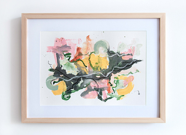 obrazy ORYGINAŁ - Stain No.11 - 21 x 30 cm