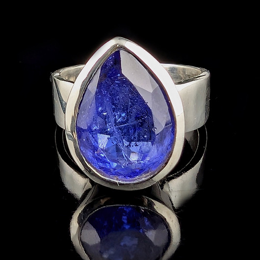 pierścionki srebrne Pierścionek szlachetne piękno tanzanitu