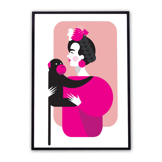 Plakat Piękna Frida 30 x 40 cm LoFink