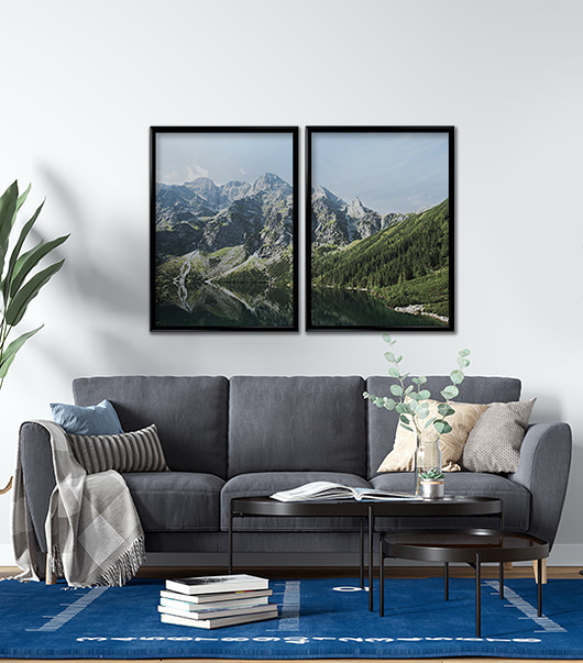 Panorama Tatr - Dwa Plakaty Bury Lis