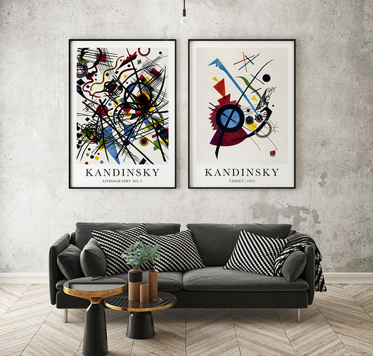 plakaty Zestaw plakatów - Kandinsky v3