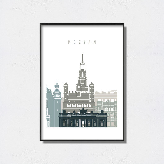 Poznań grafika minimalistyczna Pas De LArt