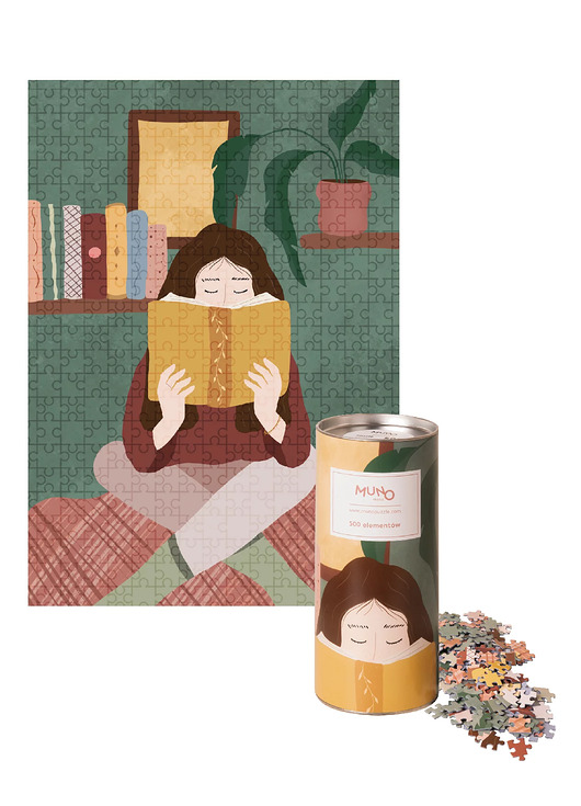 puzzle dla dzieci Puzzle 500 "Home Alone" by Ola Kryngiert w ozdobnej tubie