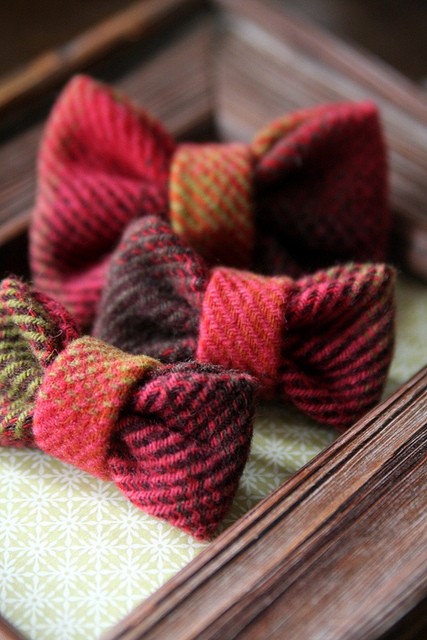 Zestaw kokardek {Broszka & Spinki} made by agah