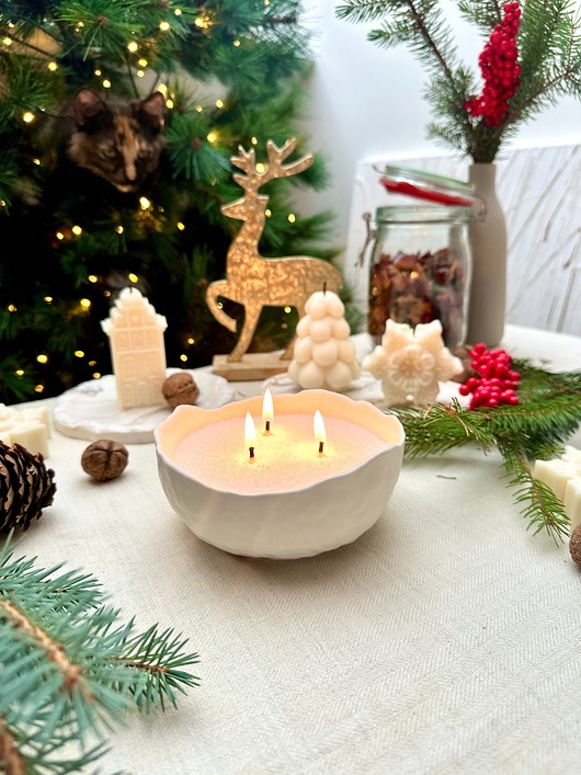 świeczniki i świece Zimowa Aura