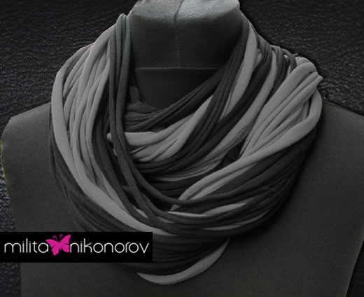 Naszyjnik dzianinowy milita nikonorov
