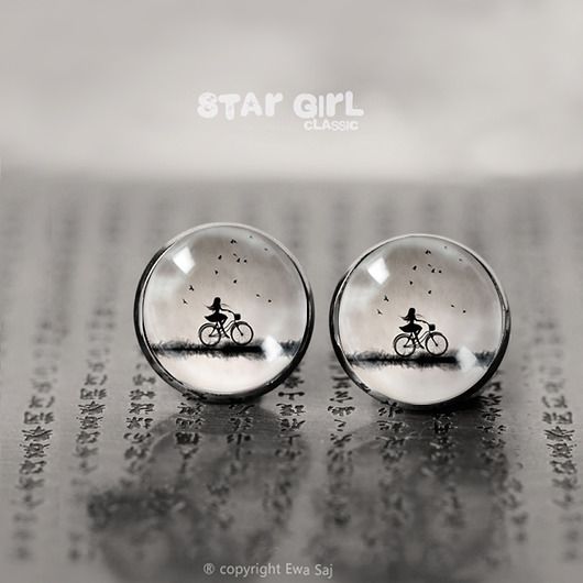 Star Girl Classic-Rower, kolczyki wkręty Ewa Saj Fotografie