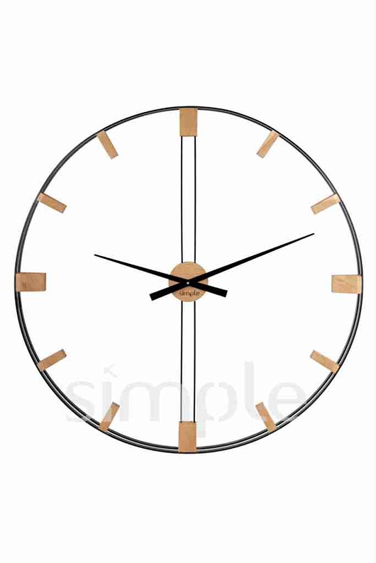 Duży zegar ścienny 96cm Simpleclock96