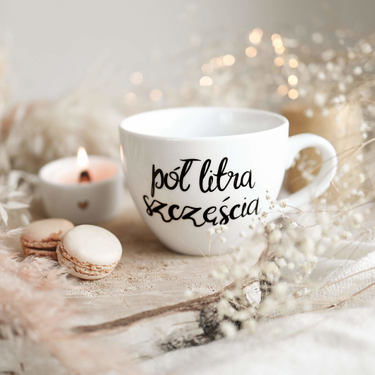 kubki Kubek 500 ml - Pół litra szczęścia