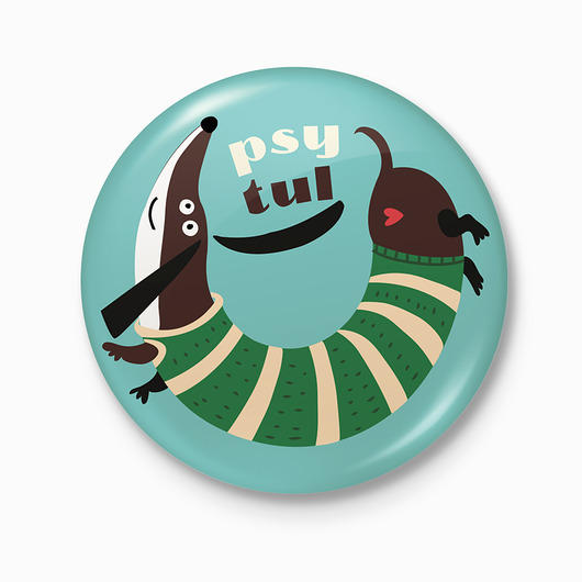 Psy tul! - lusterko Ja Cię Broszę