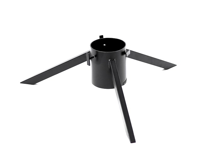choinki Stojak Choinkowy Metalowy Pod Choinkę fi9.5cm czarny LOFT