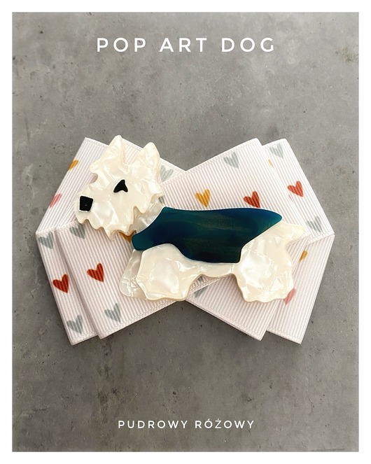 broszki Kolekcja Pop Art Dog Brosza  West / White Terrier. NEW