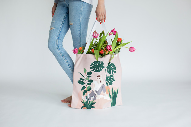 torby na zakupy Torba - Plants with me