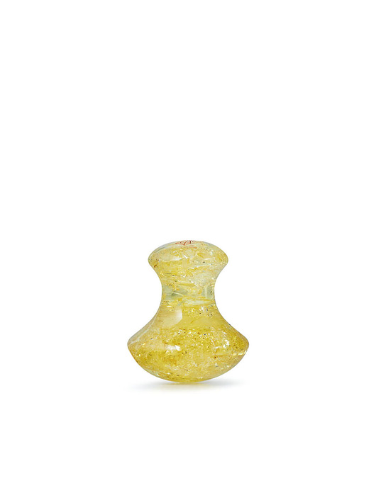 akcesoria dla niej CRYSTALLOVE Grzybek do masażu twarzy z bursztynu cytrynowego