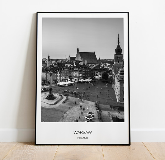 Warszawa fotografia, plakat, obraz Pas De LArt