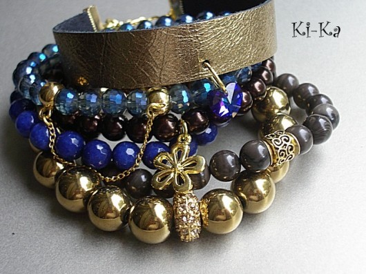 Chocolate pearls - bransoletka KiKa pracownia