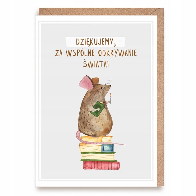 kartki okolicznościowe - wydruki Kartka dla nauczyciela, koniec roku - Podziękowania Dzień Nauczyciela