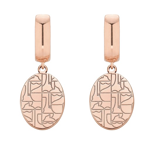 kolczyki pozłacane Kolczyki z różowego złota Art N1