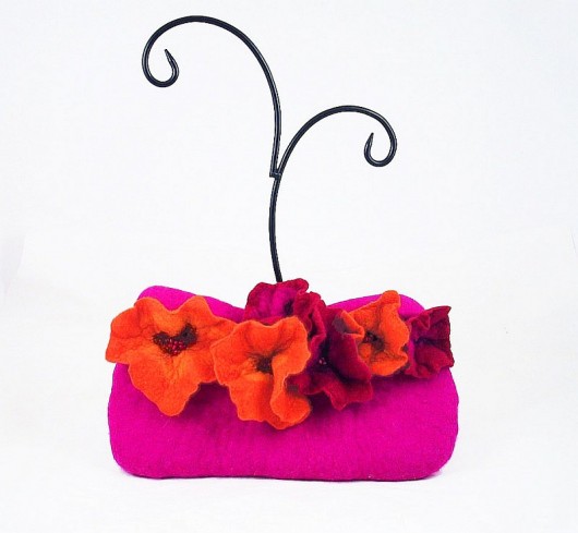 Jedwabnofilcowa Koperta / Torebka: Living Bag filcant