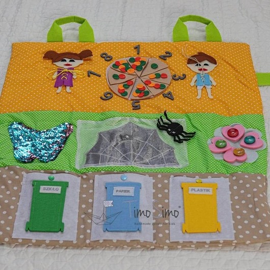 książeczki dla dzieci TimoSimo Mata sensoryczna dla dziecka od 3 lat