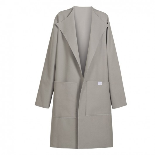 Płaszcz LOOSE COAT dwustronny - jasnoszary mnishkha