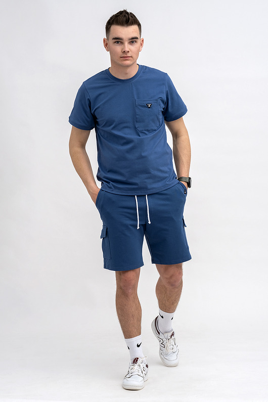 t-shirty męskie T-shirt męski  basic   DENIM z kieszonką
