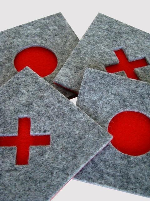TIC-TAC-TOE Podstawki pod kubek magapi