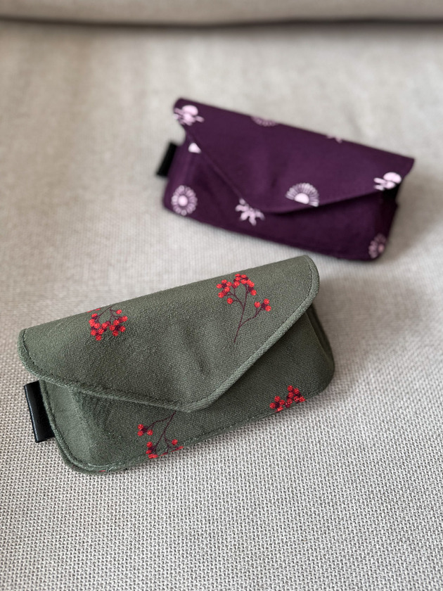 okulary damskie Etui na okulary jarzębina