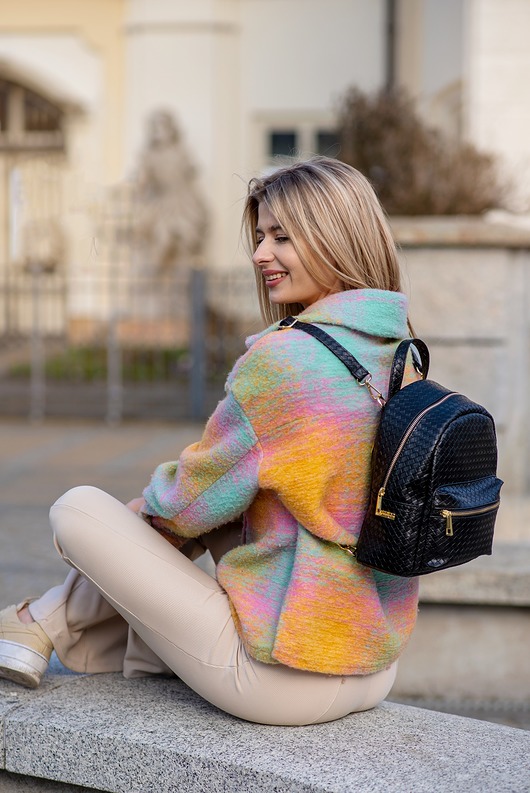 plecaki Mały plecak Torino czarny 2w1