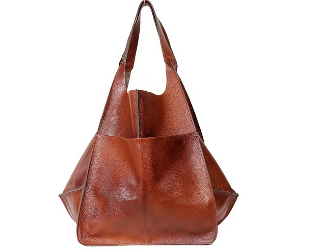 torby XXL Torebka na ramię ze skóry naturalnej XXL