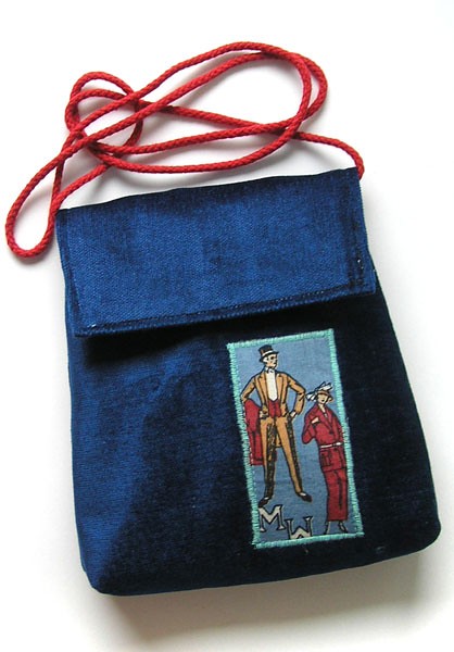 torebka mini - granatnik aplikowany - elfagado