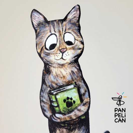 zakładki do książek Zakładka do książki Kotek Szaruś