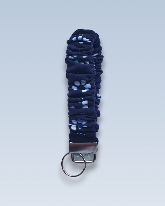Akcesoria pozostałe Smyczka granatowa scrunchie na gumie
