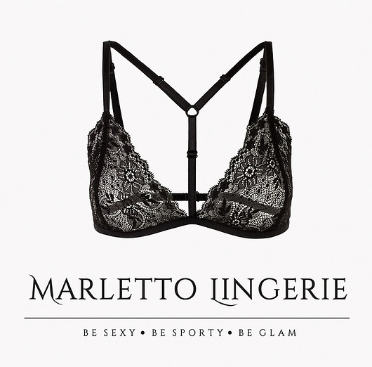 Stanik z paskami - Classic bra Marletto lingerie