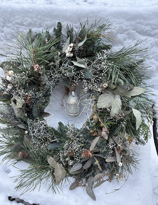 wianki bożonarodzeniowe Wianek zimowy świąteczny naturalny cudownie pachnący