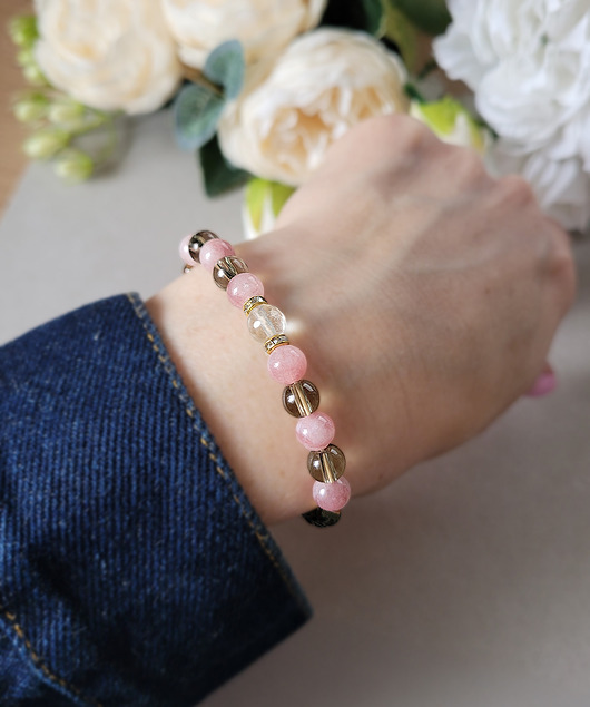 bransoletki z kamieni naturalnych BOGACTWO i RADOŚĆ - Queen of light z Cytrynem