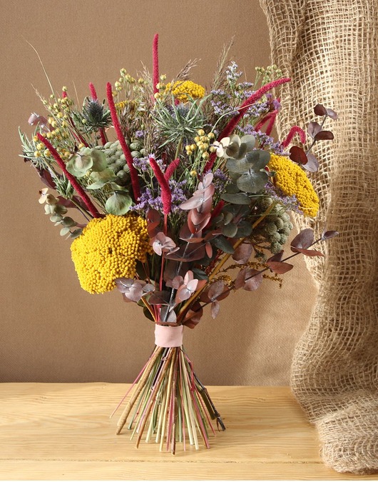 dodatki - różne Bukiet ,,Kolorowa polana" ok.40cm