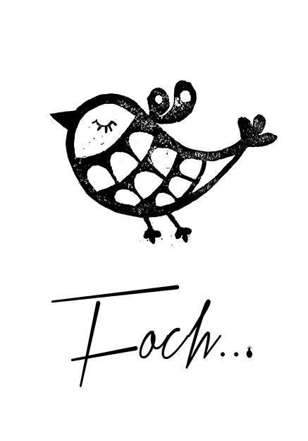 FOCH - plakat ilustrowany (basic size) Ananas Project