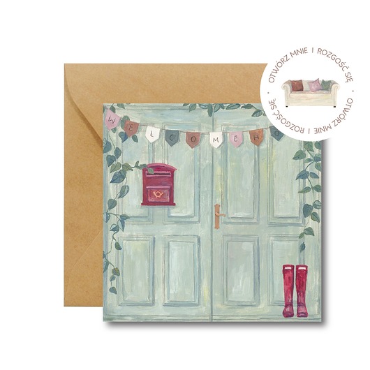 kartki okolicznościowe - wydruki Kartka na nowy dom - mieszkanie - parapetówkę Hi Little