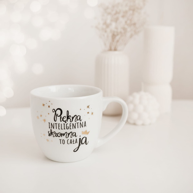 kubki Kubek 300 ml - Piękna, inteligenta, skromna to cała ja