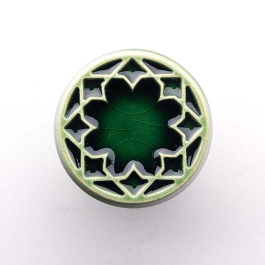 gałki do mebli Gałka do mebli zieleń butelkowa,  wz.3