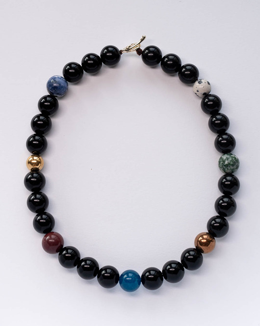 naszyjniki - inne Naszyjnik z dużych kamieni