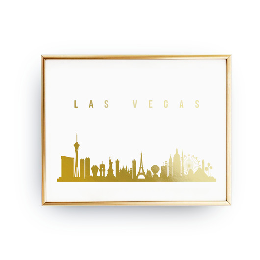 A1 Plakat Las Vegas, Złoty Druk ZlotePlakaty