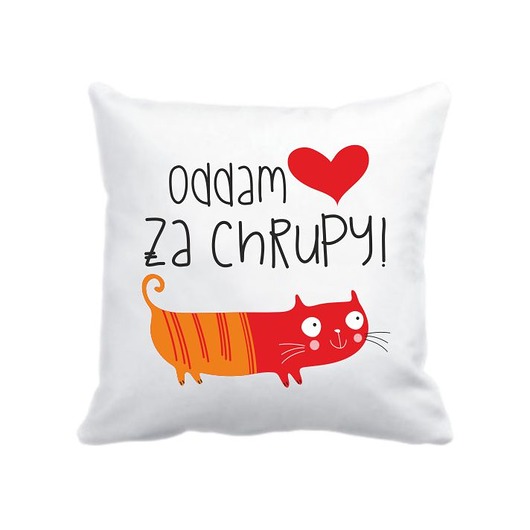poszewka. oddam serce za chrupy Love Life and Forest