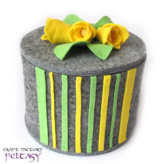 Yellow Tulips - kuferek Craft Factory