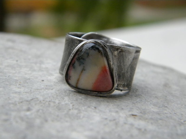 Roman Ancient Ring ;) jaspis mokait Beata Trotter