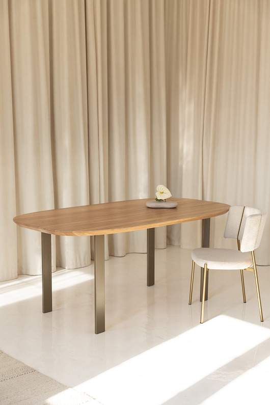 stoły Stół dębowy rozkładany - Manhattan